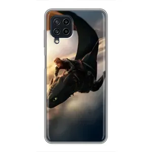 Чехол дракон Беззубик для Samsung Galaxy A22 (Полет Беззубика)