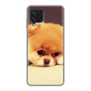 Чохол (ТПУ) Милі песики для Samsung Galaxy A22 (Померанский шпіц)