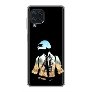 Чохол з картинкою "Герой Pubg" на Samsung Galaxy A22 (Пубг мен)