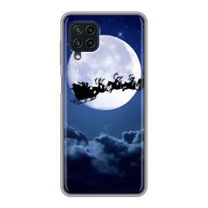 Чохол Санта Клаус для Samsung Galaxy A22 (Санта - місяць)