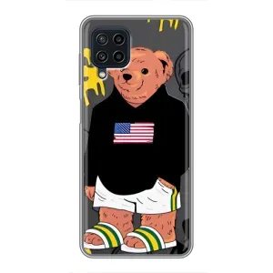 Чехлы Мишка Тедди для Самсунг Галакси А22 (Teddy USA)