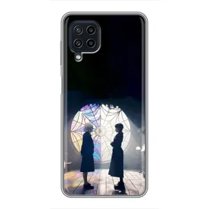 Чехлы с принтом Уэнсдей на Samsung Galaxy A22 (Уэнсдей и Энди)