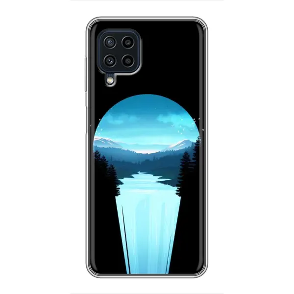 Чехол с рисунком «Синий Водопад» для Samsung Galaxy A22 Чехол с рисунком «Синий Водопад» для Samsung Galaxy A22