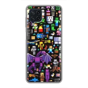 Чохол майнкрафт для Samsung Galaxy A22 (Усі персонажі)