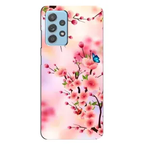 Чехол с принтом САКУРЫ на Samsung Galaxy A23 (Бабочки на сакуре)