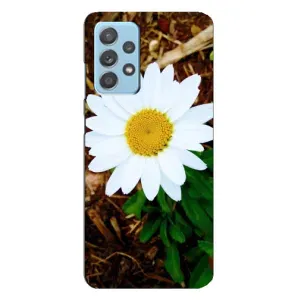 Чехол с ромашками на Samsung Galaxy A23 (Белая ромашка)