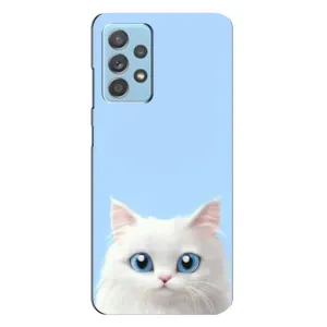 Чехол на тематику: Коты для Samsung Galaxy A23 (Белый кот)