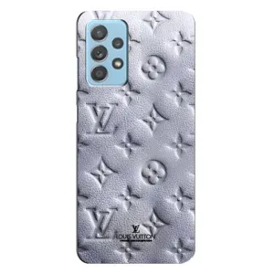 Текстурный Чехол Louis Vuitton для Самсунг Галакси А23 (Белый ЛВ)