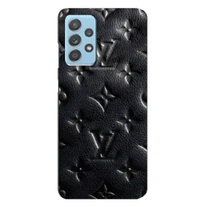 Текстурный Чехол Louis Vuitton для Самсунг Галакси А23 (Черный ЛВ)