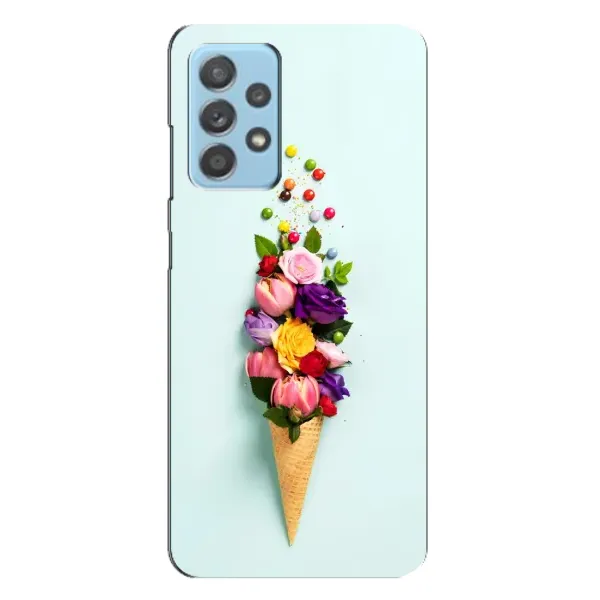 Чехол с рисунком «Цветок-мороженное» для Samsung Galaxy A23 Чехол с рисунком «Цветок-мороженное» для Samsung Galaxy A23