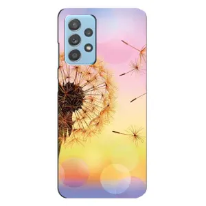 Силиконовый Чехол с одуванчиками на Samsung Galaxy A23 (Цветок-одуванчик)