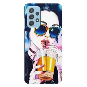 Чохол з картинкою Модні Дівчата Samsung Galaxy A23 (Дівчина з коктейлем)