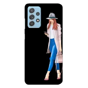Чохол з картинкою Модні Дівчата Samsung Galaxy A23 (Дівчина з телефоном)