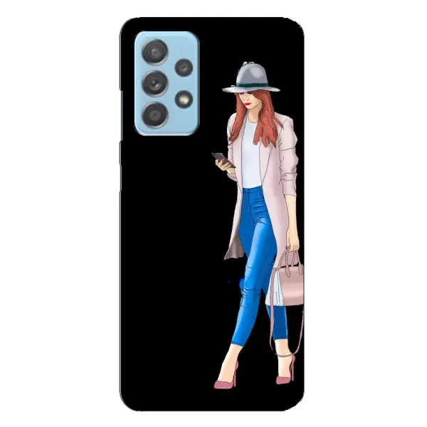Чехол с рисунком «Девушка со смартфоном» для Samsung Galaxy A23 Чехол с рисунком «Девушка со смартфоном» для Samsung Galaxy A23