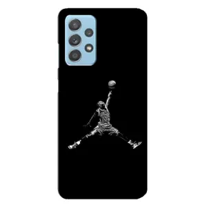 Силиконовый Чехол Nike Air Jordan на Самсунг Галакси А23 (Джордан)