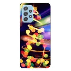 Чехол Новогодняя Елка на Samsung Galaxy A23 (Гирлянды)