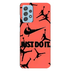 Силиконовый Чехол Nike Air Jordan на Самсунг Галакси А23 (Just Do It)