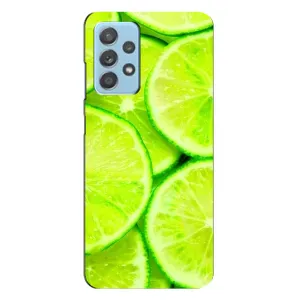 Чехол с изображением вкусной еды для Samsung Galaxy A23 (Лайм)