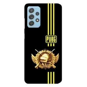 Чохол (TPU) з картинкою "Лого Пабг" на Самсунг Галаксі А23 (Логотип PUPG)