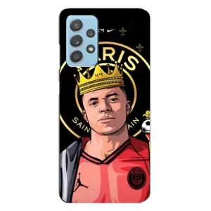 Чехол (TPU) с Футболистом на Samsung Galaxy A23 (Mbappe King)