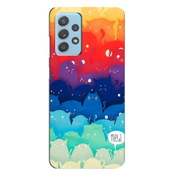 Чехол с рисунком «Mew» для Samsung Galaxy A23