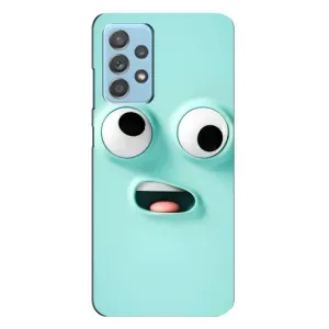 Силиконовые Чехлы (смешные стикеры) для Samsung Galaxy A23 (Забавное мятное лицо)