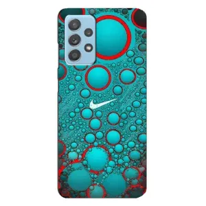 Силиконовый Чехол на Samsung Galaxy A23 с картинкой Nike (Найк зеленый)