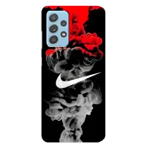 Силиконовый Чехол на Samsung Galaxy A23 с картинкой Nike (Nike дым)