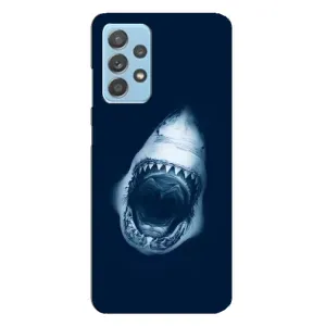Силиконовый бампер с картинкой животных для Samsung Galaxy A23 (Пасть Акулы)