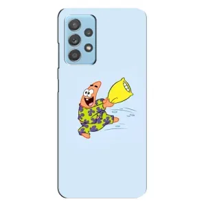 Чехлы с Патриком на Samsung Galaxy A23 (Патрик с подушкой)