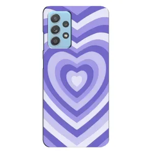 Чохли з тематикою "Маленькі Сердчеки" на Samsung Galaxy A23 (Серце фіолет)
