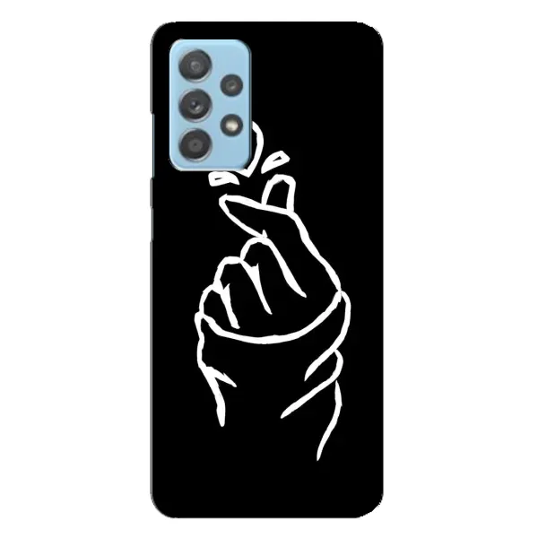 Чехол с рисунком «Сердце на черном» для Samsung Galaxy A23 Чехол с рисунком «Сердце на черном» для Samsung Galaxy A23