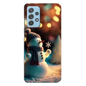 Чехлы на Новый Год Samsung Galaxy A23 (Снеговик праздничный)