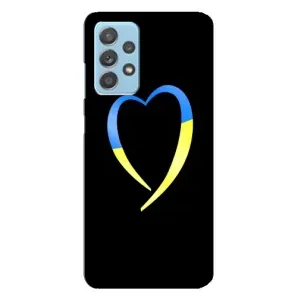 Силиконовый Чехол на Samsung Galaxy A23 (Я-Украина) (Украинское сердце)