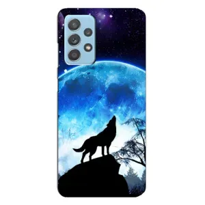 Чохол з Вовком на Samsung Galaxy A23 (Виє на місяць)