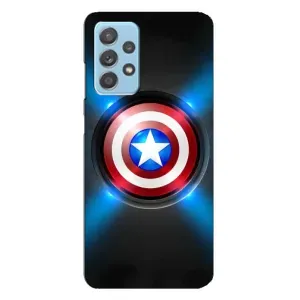 Чохол с Щітом Капітана Америки на Samsung Galaxy A23 (Яскраий Щит Капітана)