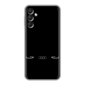 Силіконовий бампер з картинкою машини на Samsung Galaxy A24 (Сілует Audi)