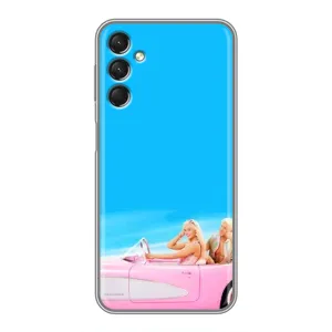 Силиконовый Чехол Барби Фильм на Samsung Galaxy A24 (Барби и Кен)
