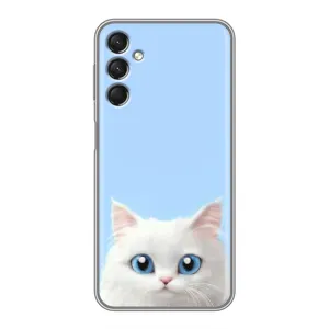 Чехол на тематику: Коты для Samsung Galaxy A24 (Белый кот)