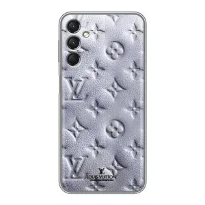 Текстурный Чехол Louis Vuitton для Самсунг А24 (Белый ЛВ)