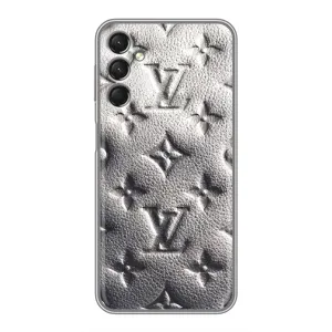 Текстурный Чехол Louis Vuitton для Самсунг А24 (Бежевый ЛВ)