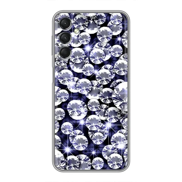 Чехол с рисунком «Бриллианты» для Samsung Galaxy A24