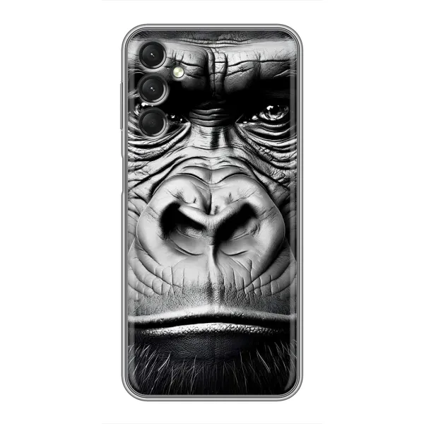 Чехол с рисунком «Черная обезьяна» для Samsung Galaxy A24 Чехол с рисунком «Черная обезьяна» для Samsung Galaxy A24
