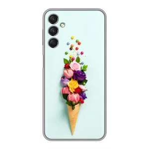 Чохли з тематикою "КВІТИ" на Samsung Galaxy A24 (Квітка-морозиво)