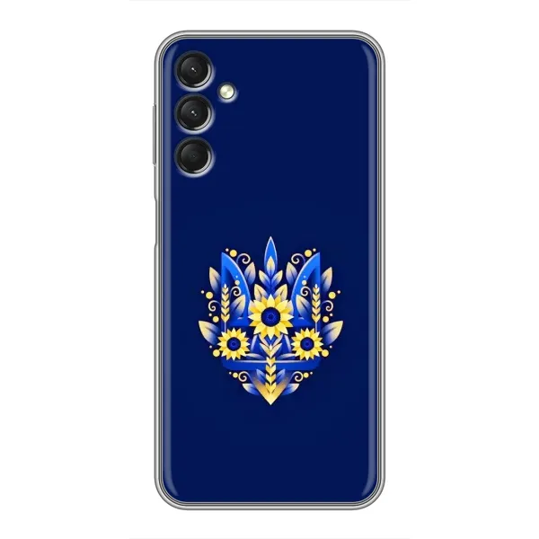 Чехол с рисунком «Цветущий Герб» для Samsung Galaxy A24