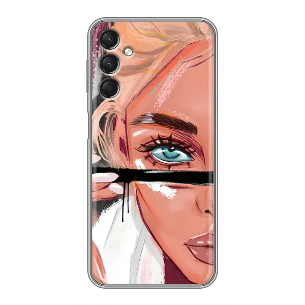 Чехол с рисунком «Девушка и ресницы» для Samsung Galaxy A24 Чехол с рисунком «Девушка и ресницы» для Samsung Galaxy A24