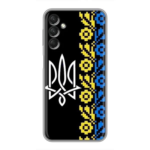 Чехол с рисунком «Герб и вышыванка» для Samsung Galaxy A24 Чехол с рисунком «Герб и вышыванка» для Samsung Galaxy A24