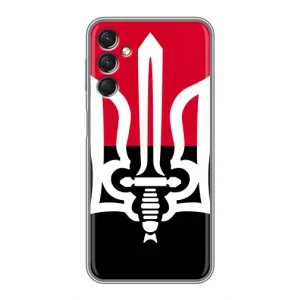 Чехлы УПА (Красно-Чёрный) на Samsung Galaxy A24 (Герб Украины)