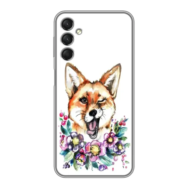 Чехол с рисунком «Хитрая лиса» для Samsung Galaxy A24 Чехол с рисунком «Хитрая лиса» для Samsung Galaxy A24