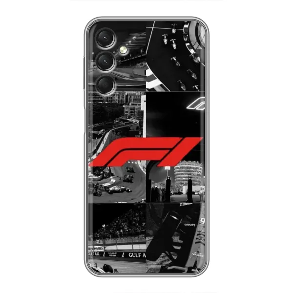 Чехол с рисунком «Коллаж Формула 1» для Samsung Galaxy A24 Чехол с рисунком «Коллаж Формула 1» для Samsung Galaxy A24